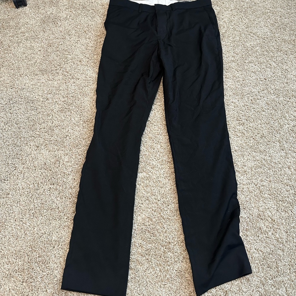 H&M Black Skinny Fit Trousers